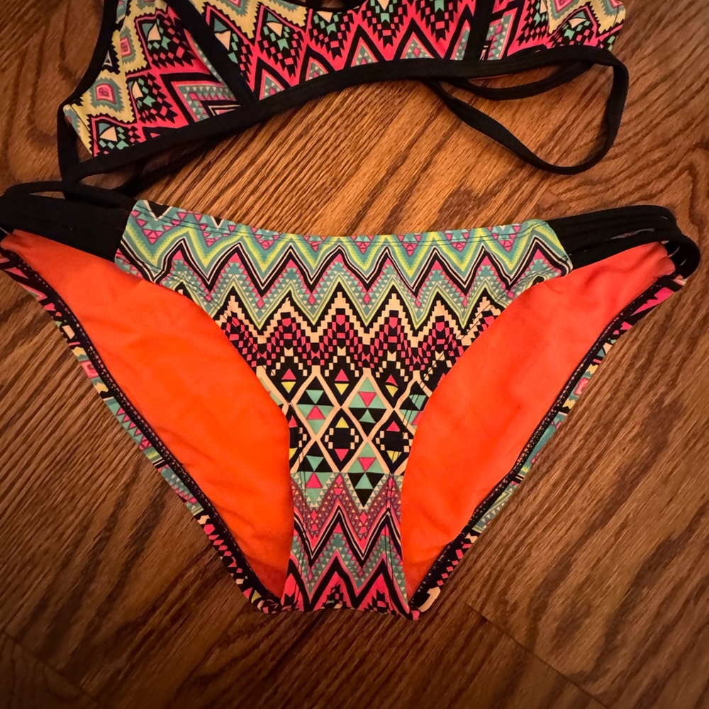 Printed Bikini Bottoms